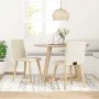 Sillas de comedor 2 unidades lino de , Sillas de comedor - Ref: Foro24-4101079, Precio: 104,89 €, Descuento: %