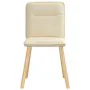 Sillas de comedor 2 unidades tela color crema von , Essstühle - Ref: Foro24-4101227, Preis: 104,31 €, Rabatt: %