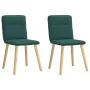 Sillas de comedor 2 unidades tela verde oscuro von , Essstühle - Ref: Foro24-4101225, Preis: 104,31 €, Rabatt: %