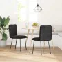 Sillas de comedor 2 unidades terciopelo negro de , Sillas de comedor - Ref: Foro24-4101315, Precio: 88,90 €, Descuento: %