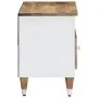 Mueble de TV madera maciza de mango 80x33,5x46 cm de , Almacenamiento para CD y DVD - Ref: Foro24-4018681, Precio: 63,98 €, D...