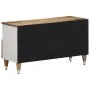 Mueble de TV madera maciza de mango 80x33,5x46 cm de , Almacenamiento para CD y DVD - Ref: Foro24-4018681, Precio: 63,98 €, D...