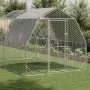 Gallinero con techo 2,5x4x2,25 m acero galvanizado de , Jaulas y habitáculos para animales pequeños - Ref: Foro24-3328526, Pr...