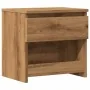 Mesita de noche madera de ingeniería roble artisian 40x30x39 cm by , Nightstands - Ref: Foro24-856408, Price: 41,52 €, Discou...