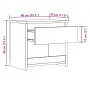 Mesita de noche madera de ingeniería roble artisian 40x30x39 cm by , Nightstands - Ref: Foro24-856408, Price: 41,52 €, Discou...