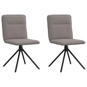 Sillas de comedor 2 unidades tela gris taupé de , Sillas de comedor - Ref: Foro24-4101238, Precio: 104,25 €, Descuento: %