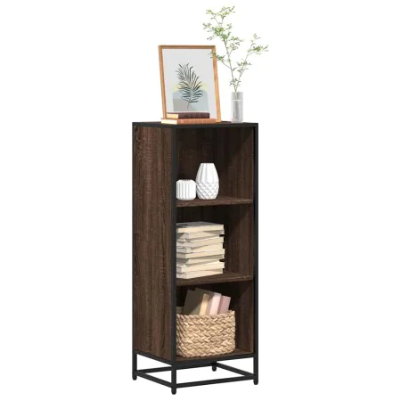 Estantería madera ingeniería roble marrón 40x35x107,5 cm de , Librerías y estanterías - Ref: Foro24-849113, Precio: 80,10 €, ...