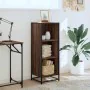 Estantería madera ingeniería roble marrón 40x35x107,5 cm de , Librerías y estanterías - Ref: Foro24-849113, Precio: 80,10 €, ...