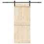 Kit de herrajes para puertas correderas acero negro 200 cm by , Door items - Ref: Foro24-4009749, Price: 52,08 €, Discount: %