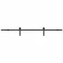 Kit de herrajes para puertas correderas acero negro 200 cm by , Door items - Ref: Foro24-4009749, Price: 52,08 €, Discount: %