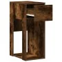 Torre de ordenador con cajón roble ahumado 30x44x74 cm de , Escritorios - Ref: Foro24-858735, Precio: 53,65 €, Descuento: %