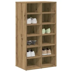 Mueble zapatero madera contrachapada roble artisan de , Zapateros y organizadores de calzado - Ref: Foro24-855837, Precio: 94...