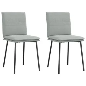 Sillas de comedor 2 unidades terciopelo gris claro von , Essstühle - Ref: Foro24-4101244, Preis: 93,09 €, Rabatt: %