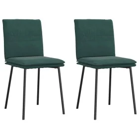 Sillas de comedor 2 unidades terciopelo verde oscuro von , Essstühle - Ref: Foro24-4101246, Preis: 93,11 €, Rabatt: %