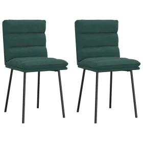 Sillas de comedor 2 unidades terciopelo verde oscuro de , Sillas de comedor - Ref: Foro24-4101284, Precio: 94,10 €, Descuento: %