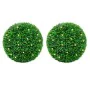 Bolas de boj artificial con luces LED 2 unidades 55 cm de , Flora artificial - Ref: Foro24-3335903, Precio: 166,29 €, Descuen...