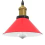 Lámpara colgante regulable en altura E27 rojo brillante Ø 22cm by , Lamps - Ref: Foro24-4103449, Price: 29,10 €, Discount: %