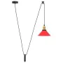 Lámpara colgante regulable en altura E27 rojo brillante Ø 22cm by , Lamps - Ref: Foro24-4103449, Price: 29,10 €, Discount: %