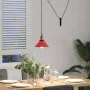 Lámpara colgante regulable en altura E27 rojo brillante Ø 22cm by , Lamps - Ref: Foro24-4103449, Price: 29,10 €, Discount: %