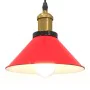 Lámpara colgante regulable en altura E27 rojo brillante Ø 22cm by , Lamps - Ref: Foro24-4103449, Price: 29,10 €, Discount: %