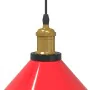Lámpara colgante regulable en altura E27 rojo brillante Ø 22cm by , Lamps - Ref: Foro24-4103449, Price: 29,10 €, Discount: %