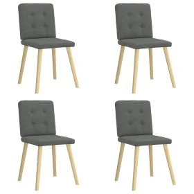 Sillas de comedor giratorias 4 unidades tela gris oscuro von , Essstühle - Ref: Foro24-3315169, Preis: 193,14 €, Rabatt: %
