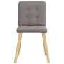 Sillas de comedor 4 unidades tela taupe de , Sillas de comedor - Ref: Foro24-3315174, Precio: 193,14 €, Descuento: %