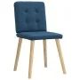 Sillas de comedor 6 unidades tela azul de , Sillas de comedor - Ref: Foro24-3315446, Precio: 288,54 €, Descuento: %