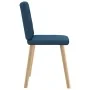 Sillas de comedor 6 unidades tela azul de , Sillas de comedor - Ref: Foro24-3315446, Precio: 288,54 €, Descuento: %