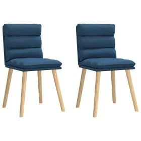 Sillas de comedor 2 unidades tela azul von , Essstühle - Ref: Foro24-4101301, Preis: 110,94 €, Rabatt: %