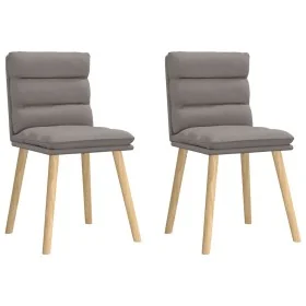 Sillas de comedor 2 unidades tela gris taupé by , dining chairs - Ref: Foro24-4101299, Price: 111,50 €, Discount: %