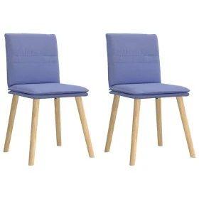 Sillas de comedor 2 uds tela azul jeans von , Essstühle - Ref: Foro24-4101265, Preis: 109,08 €, Rabatt: %