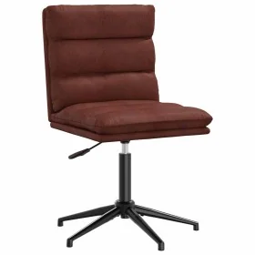 Silla de comedor cuero sintético marrón brillante de , Sillas de comedor - Ref: Foro24-4101308, Precio: 66,43 €, Descuento: %
