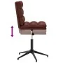 Silla de comedor cuero sintético marrón brillante de , Sillas de comedor - Ref: Foro24-4101308, Precio: 66,43 €, Descuento: %