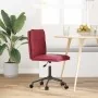 Silla de comedor de cuero sintético rojo tinto de , Sillas de comedor - Ref: Foro24-4101322, Precio: 62,81 €, Descuento: %
