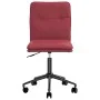 Silla de comedor de cuero sintético rojo tinto de , Sillas de comedor - Ref: Foro24-4101322, Precio: 62,81 €, Descuento: %