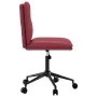 Silla de comedor de cuero sintético rojo tinto de , Sillas de comedor - Ref: Foro24-4101322, Precio: 62,81 €, Descuento: %