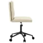 Silla de comedor de cuero sintético color crema de , Sillas de comedor - Ref: Foro24-4101320, Precio: 62,81 €, Descuento: %
