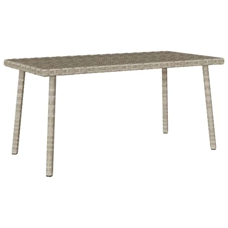 Mesa centro jardín rectangular gris claro 80x40x37cm de , Mesas de jardín - Ref: Foro24-4104059, Precio: 40,05 €, Descuento: %