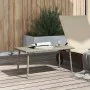 Mesa centro jardín rectangular gris claro 80x40x37cm de , Mesas de jardín - Ref: Foro24-4104059, Precio: 40,05 €, Descuento: %