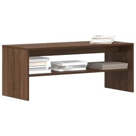 Mueble de TV madera contrachapada roble marrón 100x40x40 cm de , Muebles TV - Ref: Foro24-859124, Precio: 43,96 €, Descuento: %