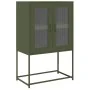 Aparador de acero verde oliva 68x39x107 cm de , Aparadores - Ref: Foro24-853378, Precio: 96,27 €, Descuento: %