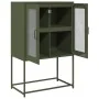 Aparador de acero verde oliva 68x39x107 cm de , Aparadores - Ref: Foro24-853378, Precio: 96,27 €, Descuento: %