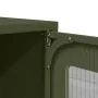 Aparador de acero verde oliva 68x39x107 cm de , Aparadores - Ref: Foro24-853378, Precio: 96,27 €, Descuento: %