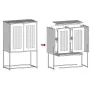 Aparador de acero verde oliva 68x39x107 cm de , Aparadores - Ref: Foro24-853378, Precio: 96,27 €, Descuento: %