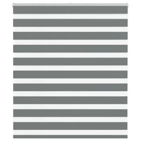 Estor cebra gris oscuro tejido ancho 125,9 cm poliéster de , Persianas y estores - Ref: Foro24-4014111, Precio: 26,72 €, Desc...