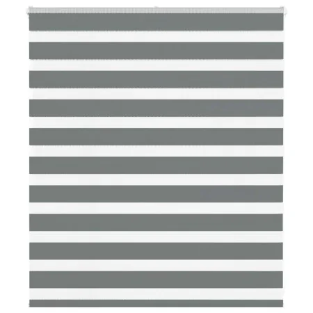 Estor cebra gris oscuro tejido ancho 125,9 cm poliéster de , Persianas y estores - Ref: Foro24-4014111, Precio: 26,72 €, Desc...