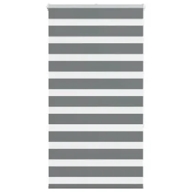 Estor cebra gris oscuro 75x150cm tejido ancho 70,9 cm poliéster de , Persianas y estores - Ref: Foro24-4014126, Precio: 25,17...