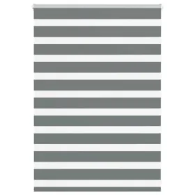 Estor cebra gris oscuro 100x100cm tejido ancho 95,9cm poliéster de , Persianas y estores - Ref: Foro24-4014105, Precio: 21,78...