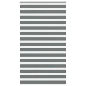 Estor cebra gris oscuro tejido ancho 130,9 cm poliéster de , Persianas y estores - Ref: Foro24-4014164, Precio: 34,01 €, Desc...